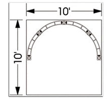 Load image into Gallery viewer, 10ft x 10ft Cetus Orbital Express Truss Display | expogoods.com
