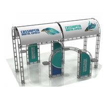 Load image into Gallery viewer, 20ft x 20ft Island Centaurus Orbital Express Truss Display | expogoods.com
