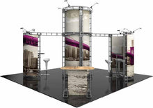 Load image into Gallery viewer, 20ft x 20ft Island Zenit Orbital Express Truss Display | expogoods.com
