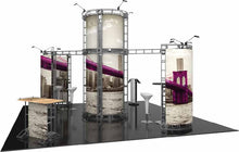 Load image into Gallery viewer, 20ft x 20ft Island Zenit Orbital Express Truss Display | expogoods.com
