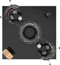 Load image into Gallery viewer, 20ft x 20ft Island Zenit Orbital Express Truss Display | expogoods.com
