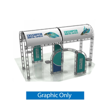 Load image into Gallery viewer, 20ft x 20ft Island Cassiopeia Orbital Express Truss Display | expogoods.com
