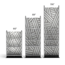 Load image into Gallery viewer, 3ft x 5ft Waveline Merchandiser | Tension Fabric Display | expogoods.com
