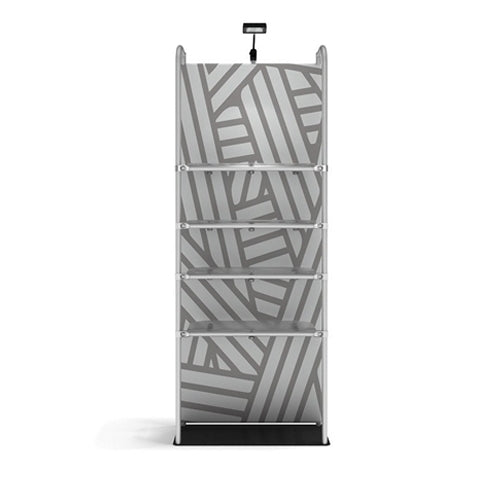 3ft x 8ft Waveline Merchandiser | Tension Fabric Display | expogoods.com