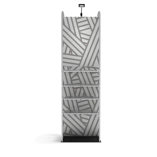 3ft x 10ft Waveline Merchandiser | Tension Fabric Display | expogoods.com