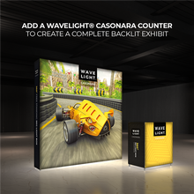 Load image into Gallery viewer, 8ft x 8ft WaveLight Casonara Light Box Display | expogoods.com
