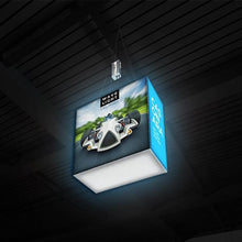 Load image into Gallery viewer, 3ft x 3ft x 2ft Rectangular Wavelight Casonara Light Box Hanging Blimp
