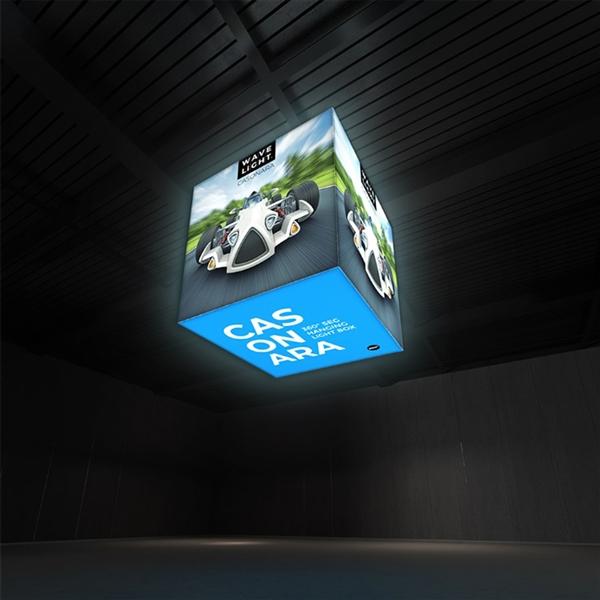 3ft Cube Wavelight Casonara Light Box Hanging Blimp