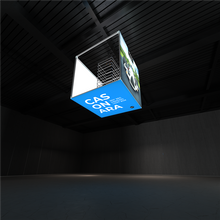 Load image into Gallery viewer, 6ft Cube Wavelight Casonara Light Box Hanging Blimp
