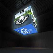 Load image into Gallery viewer, 8ft Cube Wavelight Casonara Light Box Hanging Blimp
