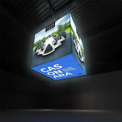8ft Cube Wavelight Casonara Light Box Hanging Blimp