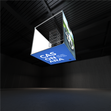 Load image into Gallery viewer, 8ft Cube Wavelight Casonara Light Box Hanging Blimp
