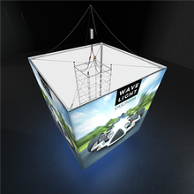 Load image into Gallery viewer, 8ft Cube Wavelight Casonara Light Box Hanging Blimp
