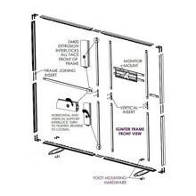 Load image into Gallery viewer, 9ft x 8ft Angled Igniter Fabric Light Box Display Kit | Single-Sided Kit

