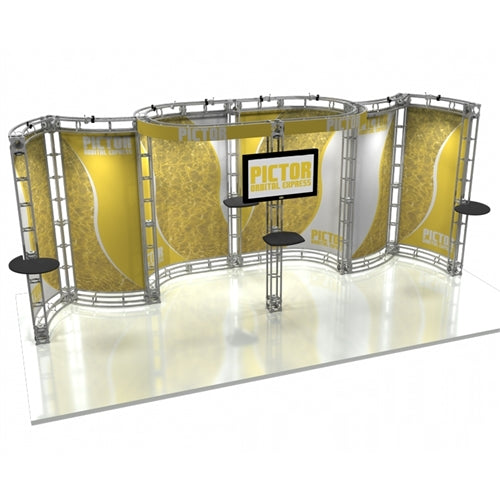 10ft x 20ft Pictor Orbital Express Truss Display | expogoods.com