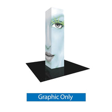 Load image into Gallery viewer, 3ft Vector Frame Modular Backlit Tower | expogoods.com
