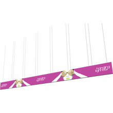 Load image into Gallery viewer, 40ft x 3ft Vector Frame Hanging Light Box
