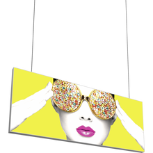 Load image into Gallery viewer, 10ft x 3ft Vector Frame Hanging Light Box
