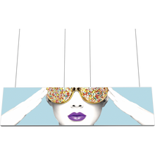 Load image into Gallery viewer, 15ft x 3ft Vector Frame Hanging Light Box
