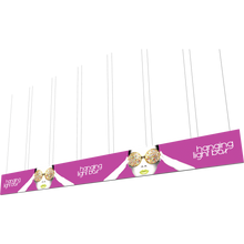 Load image into Gallery viewer, 40ft x 3ft Vector Frame Hanging Light Box
