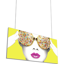 Load image into Gallery viewer, 10ft x 3ft Vector Frame Hanging Light Box
