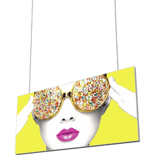 Load image into Gallery viewer, 10ft x 3ft Vector Frame Hanging Light Box
