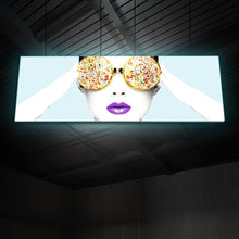 Load image into Gallery viewer, 15ft x 3ft Vector Frame Hanging Light Box
