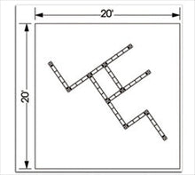 Load image into Gallery viewer, 20ft x 20ft Island Jupiter Orbital Express Truss Display | expogoods.com
