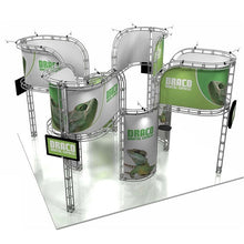 Load image into Gallery viewer, 20ft x 20ft Island Draco Orbital Express Truss Display | expogoods.com
