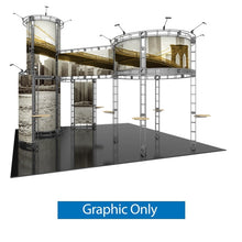 Load image into Gallery viewer, 20ft x 20ft Island Corvus Orbital Express Truss Display | expogoods.com
