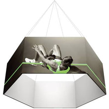 Load image into Gallery viewer, 8ft Hexagon Formulate Master Hanging Banners
