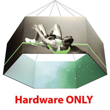 Load image into Gallery viewer, 8ft Hexagon Formulate Master Hanging Banners
