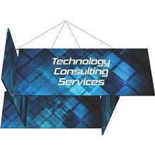 Load image into Gallery viewer, 10ft Four-Sided Pinwheel Formulate Master Hanging Banners
