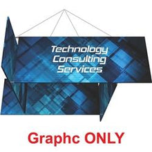 Load image into Gallery viewer, 20ft Four-Sided Pinwheel Formulate Master Hanging Banners | expogoods.com

