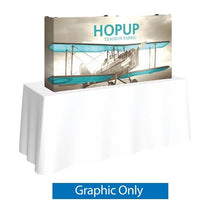 Load image into Gallery viewer, 5ft x 3ft Hopup Straight Tension Fabric Tabletop Display
