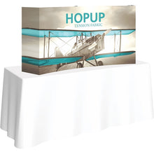 Load image into Gallery viewer, 5ft x 3ft Hopup Curved Tension Fabric Tabletop Display
