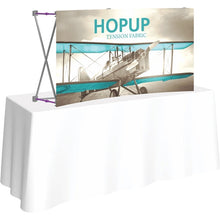 Load image into Gallery viewer, 5ft x 3ft Hopup Curved Tension Fabric Tabletop Display
