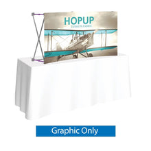 Load image into Gallery viewer, 5ft x 3ft Hopup Curved Tension Fabric Tabletop Display
