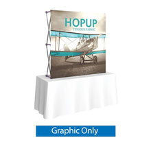 Load image into Gallery viewer, 5ft x 5ft Hopup Straight Tension Fabric Tabletop Display
