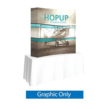 Load image into Gallery viewer, 5ft x 5ft Hopup Curved Tension Fabric Tabletop Display
