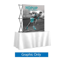 Load image into Gallery viewer, 5ft x 5ft Hopup Curved Tension Fabric Tabletop Display
