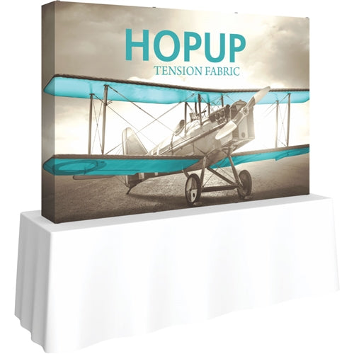 8ft x 5ft Hopup Straight Tension Fabric Tabletop Display
