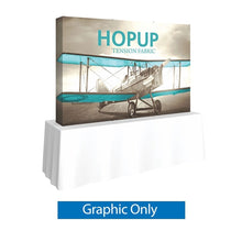 Load image into Gallery viewer, 8ft x 5ft Hopup Straight Tension Fabric Tabletop Display
