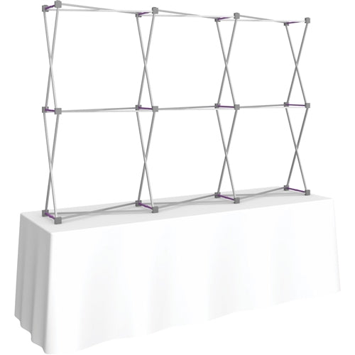 8ft x 5ft Hopup Straight Tension Fabric Tabletop Display