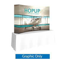 Load image into Gallery viewer, 8ft x 5ft Hopup Curved Tension Fabric Tabletop Display
