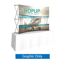 Load image into Gallery viewer, 8ft x 5ft Hopup Curved Tension Fabric Tabletop Display
