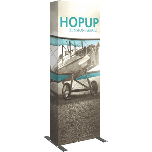 3ft x 8ft Hopup Straight Tension Fabric Display