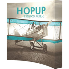 Load image into Gallery viewer, 8ft x 8ft Hopup Curved Tension Fabric Display | expogoods.com
