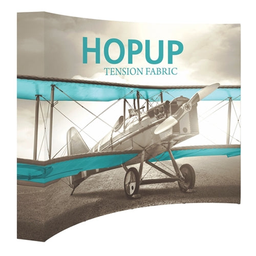 10ft x 10ft Hopup Curved Tension Fabric Display