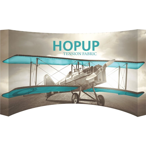 15ft x 8ft Hopup Curved Tension Fabric Display
